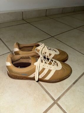 Adidas x Bad Bunny x Messi Gazelle Indoor Brown/Cream Sneakers
